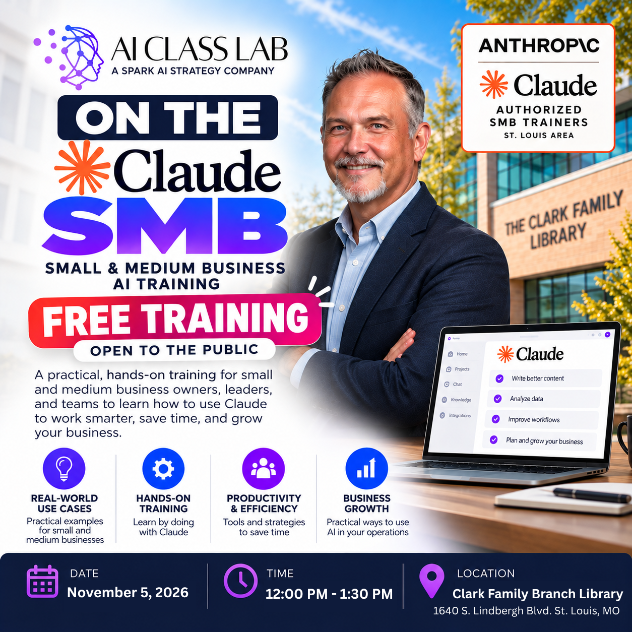 AI Claude Training for Small & Medium Businesses 11/05/26